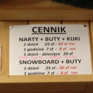 Skiing Poland