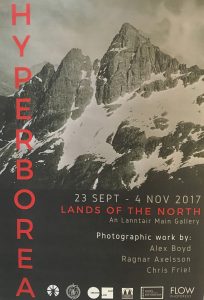 Art poster at An Lanntair