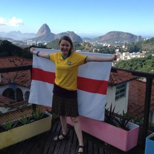 England football fan in Brazil 2014