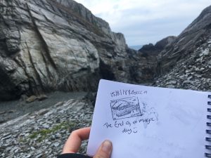 First View of Lundy Island