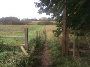 Trail running in East Leake, Nottinghamshire