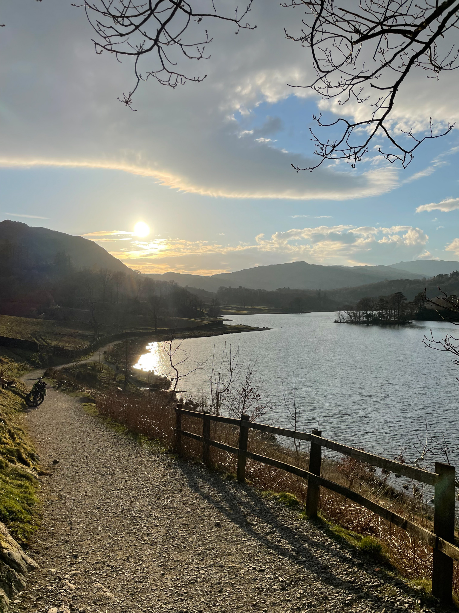 Rydal Water at dusk