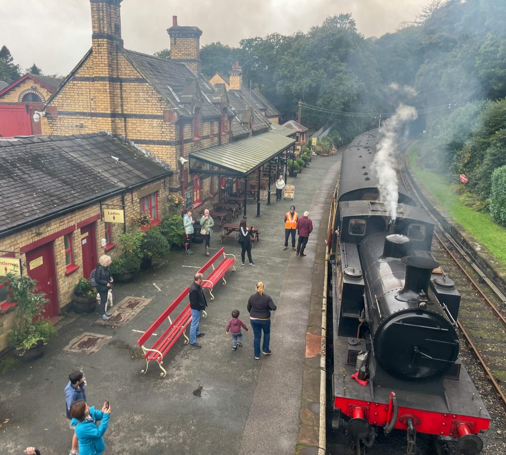 Riding the Haverthwaite Steam Train in the Lake District-09
